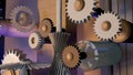 The mechanism from gears