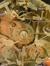 Mechanism made by the famous watchmaker Thomas Mudge in the 18th century in Britain Royalty Free Stock Photo