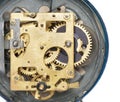 Mechanism the old alarm clock Royalty Free Stock Photo