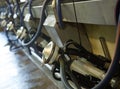 Mechanized milking equipment Royalty Free Stock Photo