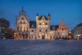 Town Hall at dusk in Mechelen Royalty Free Stock Photo