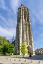 View at the Cathedral of Saint Rumbold in Mechelen - Belgium