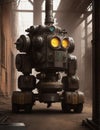 mechtorian rusty retrobot Royalty Free Stock Photo
