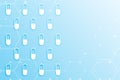 Mecial health care capsule background Royalty Free Stock Photo
