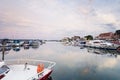 Mecklenburg-Western Pomerania,Waren,View of harbour with