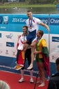 Medal Ceremony, Men's Single Sculls, European Rowing Championshi