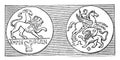 Medal of Corinth vintage illustration