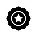 Medal vector glyph  flat icon Royalty Free Stock Photo