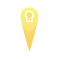 Medal location logo gradient design template icon Royalty Free Stock Photo