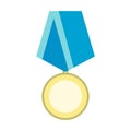 Medal military flat icon