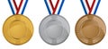 Medal Set Royalty Free Stock Photo