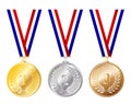 Medal set Royalty Free Stock Photo