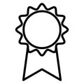 Medal stamp award icon