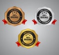 Medal style logo design and effect 3D
