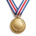 Medal top view Royalty Free Stock Photo
