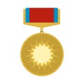 Medal of valor flat icon