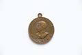 Medal from the Victory in the Great Patriotic War of 1941-1945 Original on white background, military action award