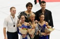 Medalists in pair skating