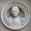 Medallion Bust of Horatio Nelson in Greenwich