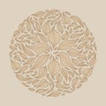 Medallion of Leaves: Formafolius Circle 002