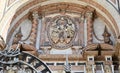 Medallion at Malaga Cathedral, Spain