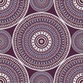 Medallion mandala geometric tiles seamless pattern