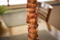 medallion, pork rolled in bacon served in churrascaria.