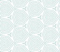 Medallion seamless pattern. Turquoise symmetrical