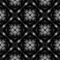 Medallion Traditional Surface. Black, White