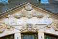 medallions on the buildings for decoration, masverk Royalty Free Stock Photo