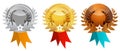 Medals Set - Vector Awards Icons