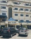 Medan 4 augustus 2021- a hospital building against a blue sky background