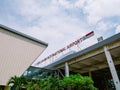 Kualanamu International Airport Signage on the Top Of the Building