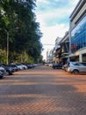 parking cars infront of residential building