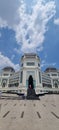 Medan Mosque and blue sky