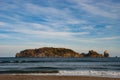Medas Islands from the beach of L`Estartit Royalty Free Stock Photo