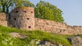 Medeival castle tower ruin