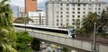 Medellin, Antioquia. Colombia - December 6, 2023. Medellin Metro is the name given to the metro-type mass transportation system