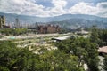 Medellin, Antioquia / Colombia - January 6, 2020. Parks of the River and panoramic view of the city