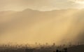 Medellin, Antioquia - Colombia. June 24, 2021. Panoramic of the city of MedellÃÂ­n at sunset