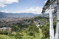 Medellin Colombia cable car. Royalty Free Stock Photo