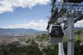 Medellin Colombia cable car. Royalty Free Stock Photo