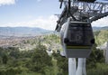 Medellin Colombia cable car. Royalty Free Stock Photo