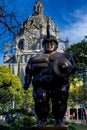 Roman Soldier. Bronze sculptures by the famous Colombian artist Fernando Botero Angulo