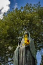 A statue from San Pedro`s Cementery Royalty Free Stock Photo