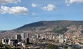 Medellin downtown. Colombia. Buildings. Landscape