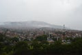 Medellin shanty town and cablecar