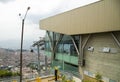 MedellÃÂ­n, Antioquia / Colombia - December 3, 2019. The Metrocable Line M is a complementary work to the Ayacucho Tram project and