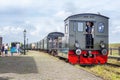 Medemblik, Holland, 08/21/2015: Railway station in a small cozy European city. Retro style