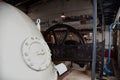 Medemblik, Netherlands. February 28, 2024. Old steamengines in the Steamenigin Museum in Medemblik Royalty Free Stock Photo